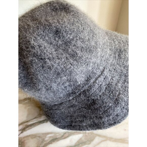 Red Dragon Gray Angora Bucket Hat Cap - Picture 2 of 4